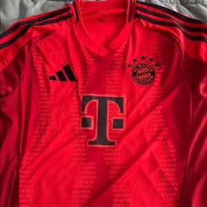 Adidas Bayern Munich Scarlet Soccer Jersey